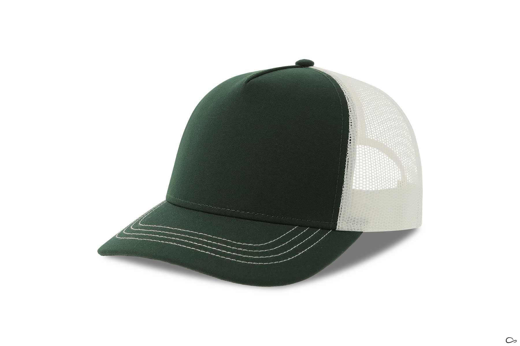 BOTTLE GREEN /WHITE-0