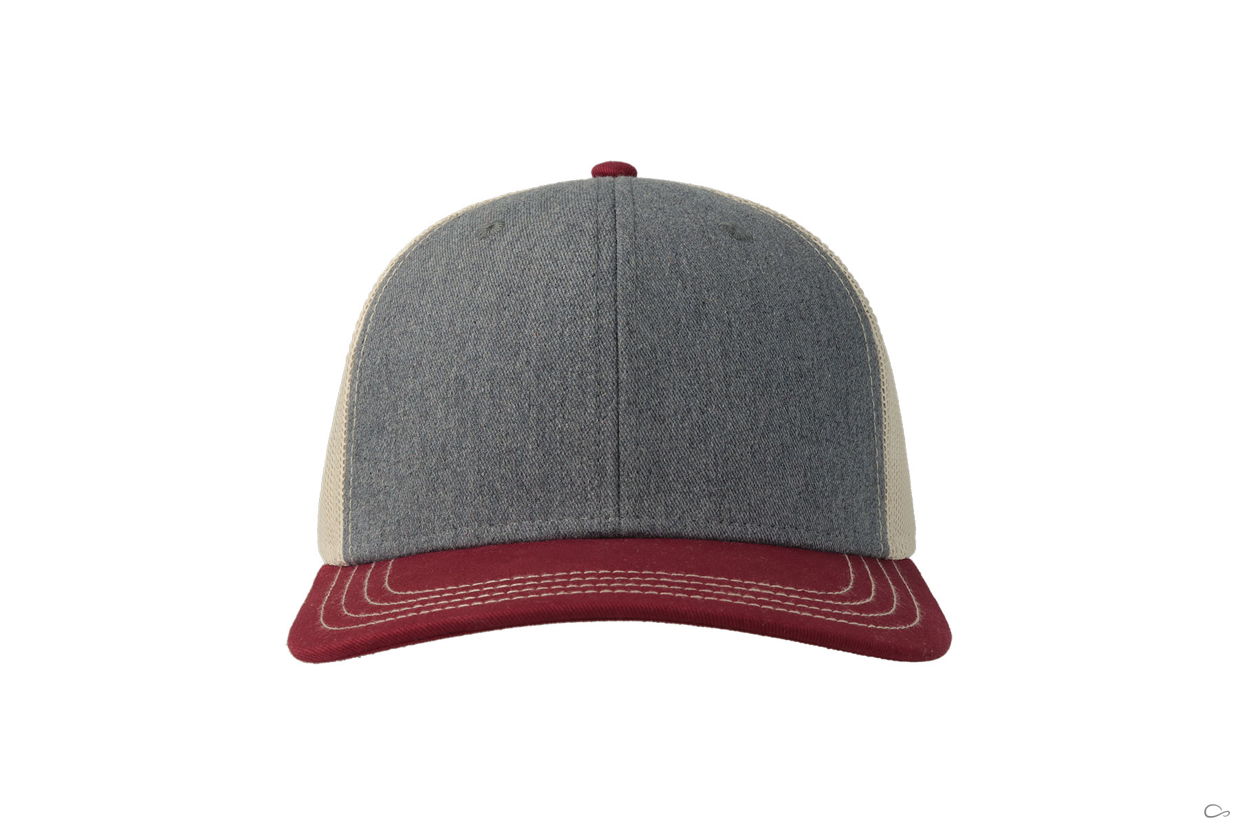 GRAY MELANGE/CARDINAL/BEIGE-1
