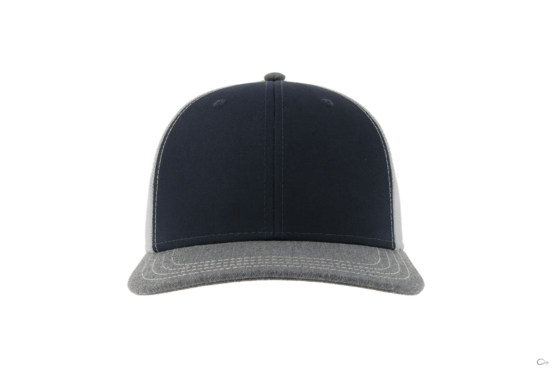 NAVY/GRAY MELANGE/WHITE-1