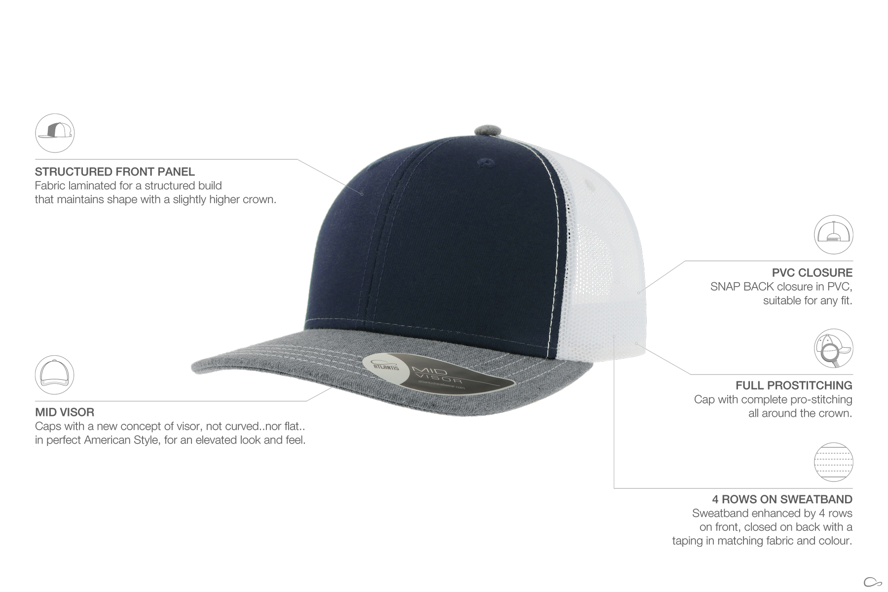 NAVY/GRAY MELANGE/WHITE-3
